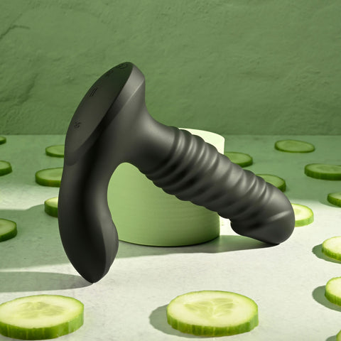 Zero Tolerance Striker 16.4 Centimeter USB Rechargeable Thrusting Anal Vibrator with Wireless Remote Control Prostate Tools