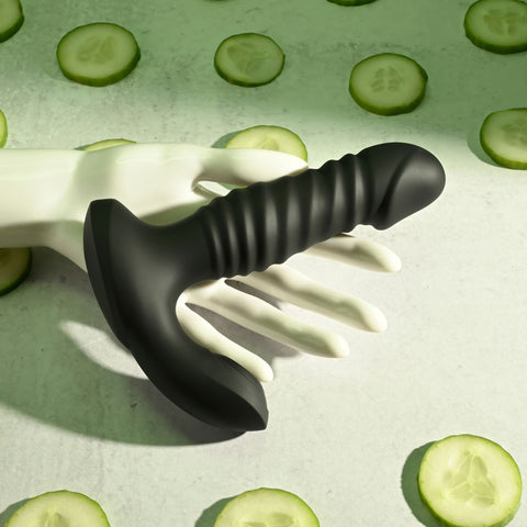 Zero Tolerance Striker 16.4 Centimeter USB Rechargeable Thrusting Anal Vibrator with Wireless Remote Control Prostate Tools