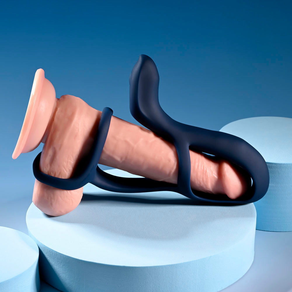 Zero Tolerance Big Time Navy Vibrating Sleeve > Sex Toys For Men > Penis Sleeves