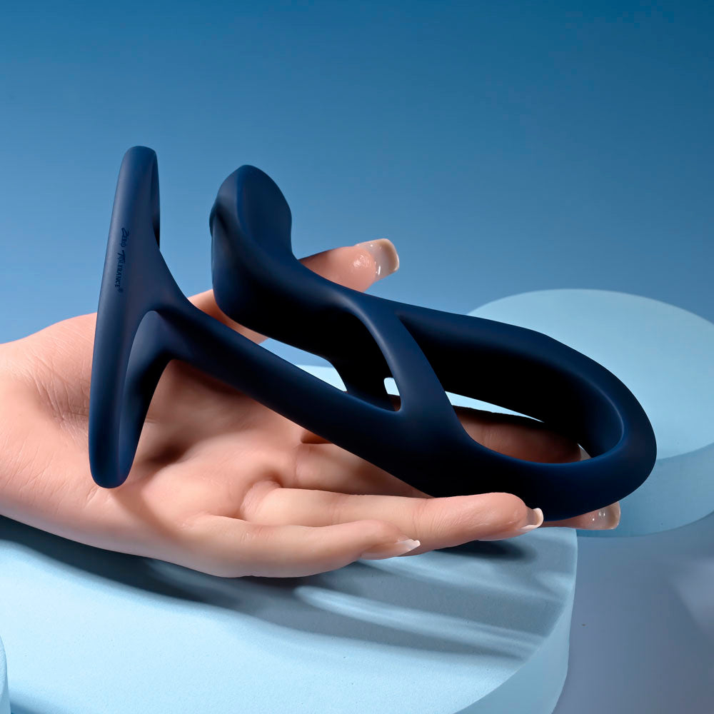 Zero Tolerance Big Time Navy Vibrating Sleeve > Sex Toys For Men > Penis Sleeves