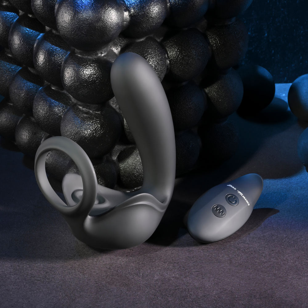 Zero Tolerance Ballin Out – USB Rechargeable Prostate Massager with Cock Ring and Wireless Remote > Anal Range > Prostate Plugs