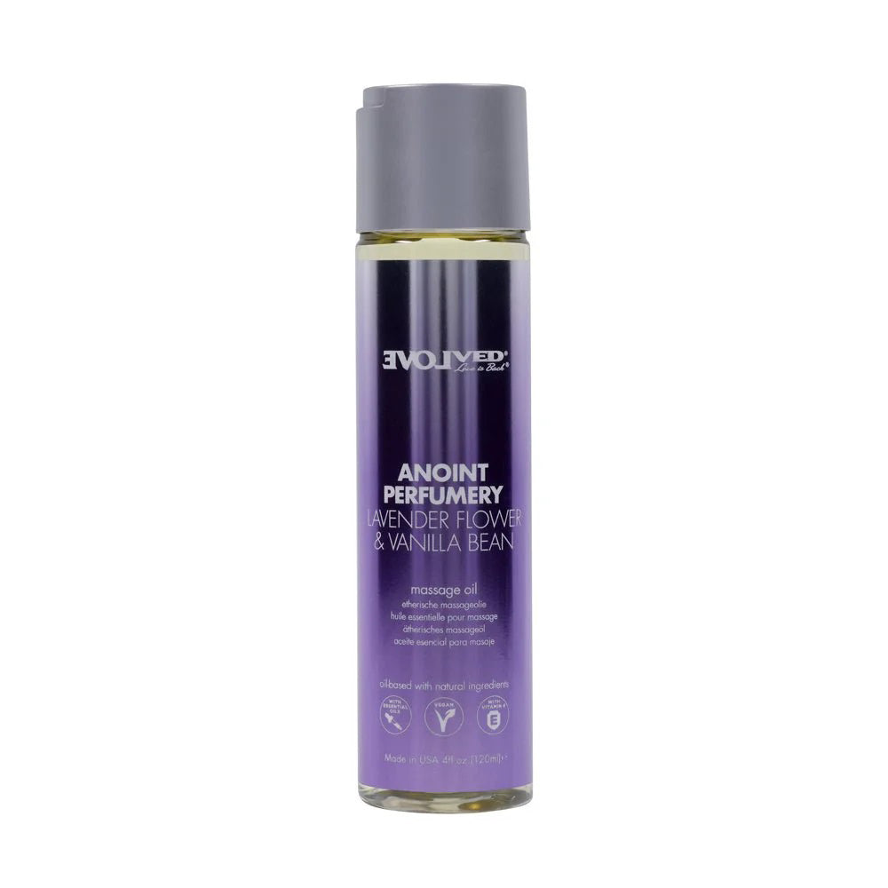 Evolved Anoint Perfumery (Lavender Flower & Vanilla Bean) – Massage Oil 120ml > Essentials > Massage Oil