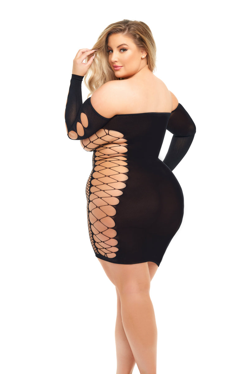 Hot To Handle Bodysuit Black Curvy Size > Clothes > Plus Size Lingerie