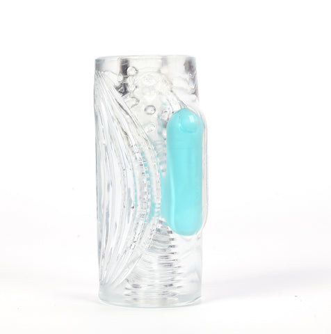 Maia Aster Vibrating Stroker Sleeve with 10 Function Settings > Sex Toys For Men > Masturbators > Vibrating