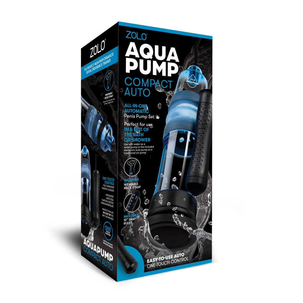 Zolo Aquapump Compact Auto Water Penis Pump 9" insertable > Pumps > Penis Pumps Performance