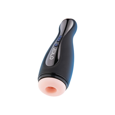 Zolo Blowpin USB Rechargeable Auto Sucking Vibrating Masturbator Strokers - Auto