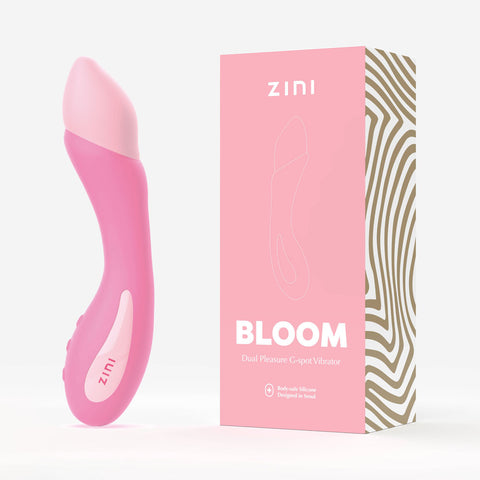 Zini Bloom Dual G-Spot Vibrator for Ultimate Pleasure Exploration Pink Vibrators