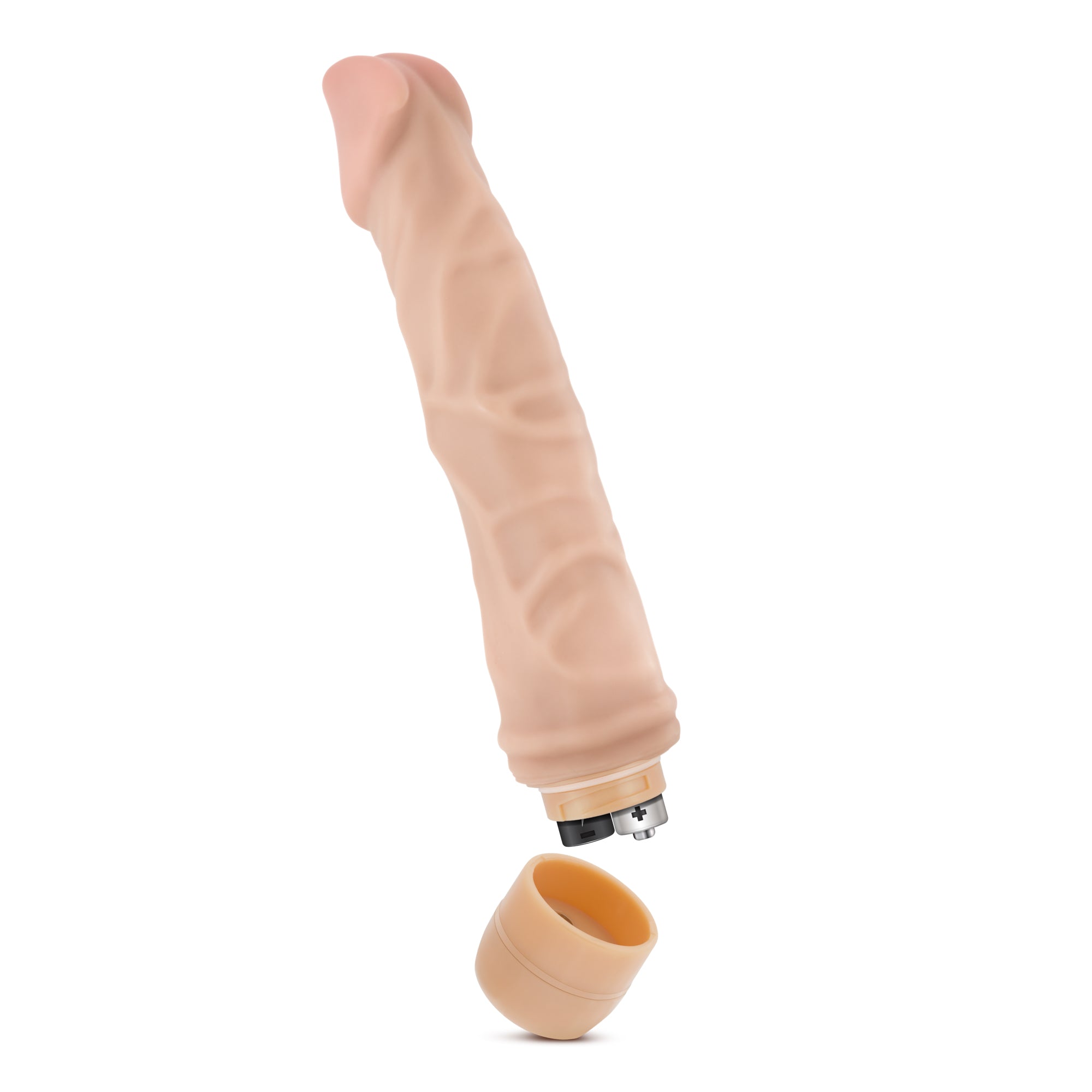 Dr Skin Cock Vibe 6 Inch Vibrating Cock Beige