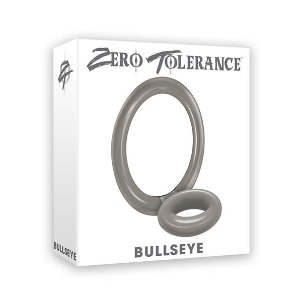 Zero Tolerance Bullseye Grey Cock and Ball Rings Stretch Fit COCK RINGS