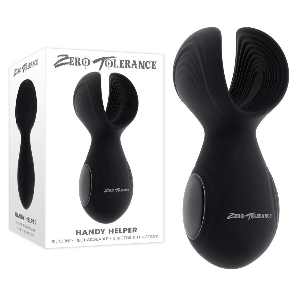 Zero Tolerance Handy Helper Vibrating Device – Hands-Free Ergonomic Relaxation Tool > Sex Toys For Men > Masturbators > Vibrating