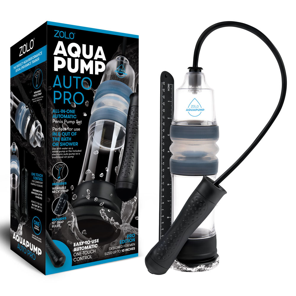 Zolo Aquapump Auto Pro Auto Water Penis Pump 9 Inch Insertable > Pumps > Penis Pumps Performance