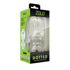 Zolo Gripz Dotted Clear – Squeezable Stroker > Sex Toys For Men > Masturbators > Manual