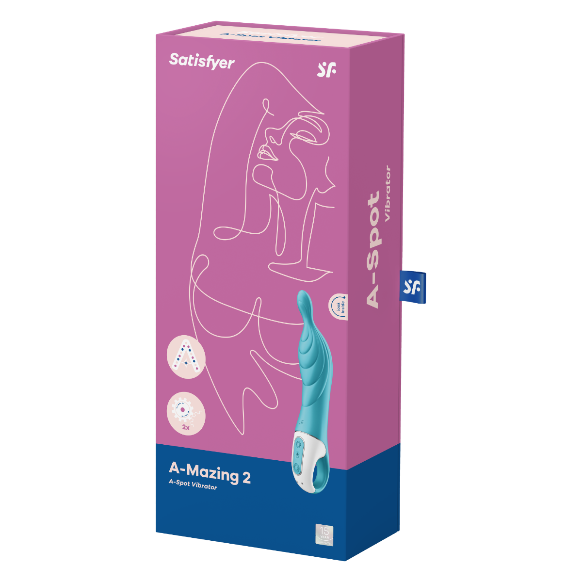 A-Mazing 2 Vibrator – Rechargeable Silicone A-Spot Vibrator > Sex Toys For Ladies > G-Spot Vibrators