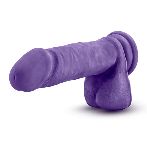 Au Naturel Bold Hero 8 Inch Dildo Purple
