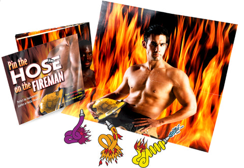 Pin The Hose On The Fireman Adult Bachelorette Game Party > Novelties > Bachelor & Bachelorette Items