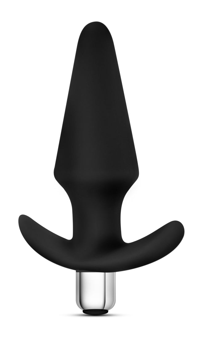 Luxe Discover Black Anal Plug with Vibrating Bullet 4 Inch > Anal Range > Vibrating Butt Plugs Main image