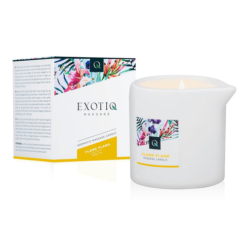 Exotiq Ylang Ylang Massage Candle 200g Soothing Aromatherapy Wax