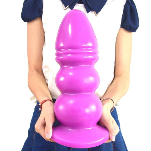 Huge Anal Plug Purple 33cm x 12.7cm for Ultimate Pleasure Butt Plugs