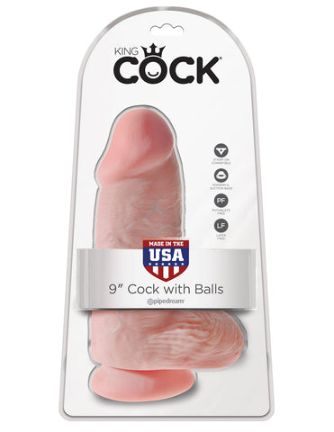 King Cock Chubby - 22.9 cm (9'') Dong Dongs Realistic