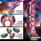 Creature Cocks Larva Silicone Ovipositor Dildo with Eggs – Textured Large Silicone 8.2 inch > Dildos > Fantasy