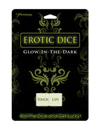 Glow in the Dark Erotic Dice Game White > Novelties > Games