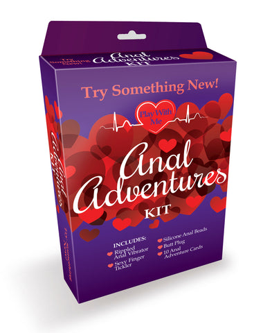 Play With Me Anal Adventures Kit – 6 Piece Anal Toy Set > Sex Toys > Couples Toys