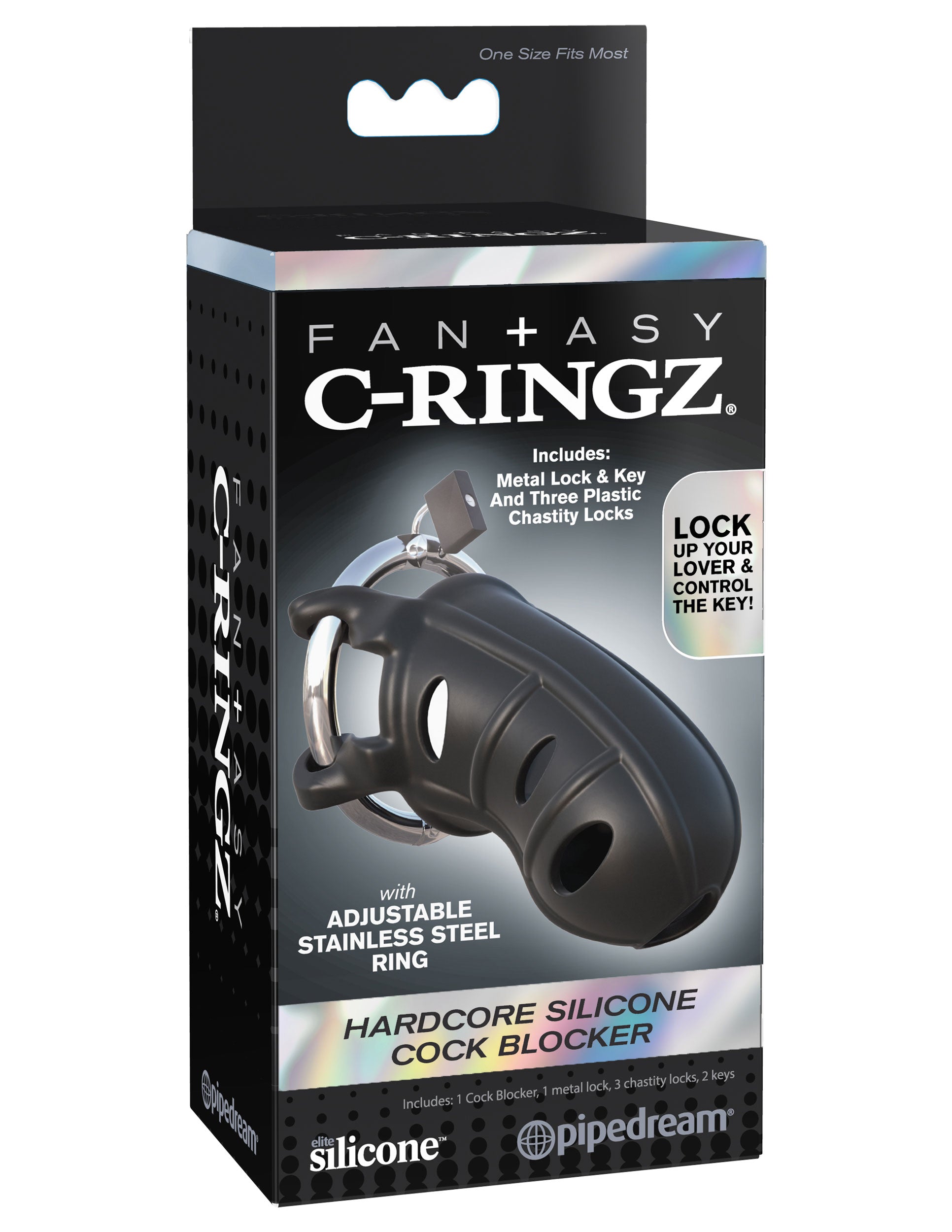 C Ringz Hardcore Silicone Cock Blocker Chastity Cage Cages
