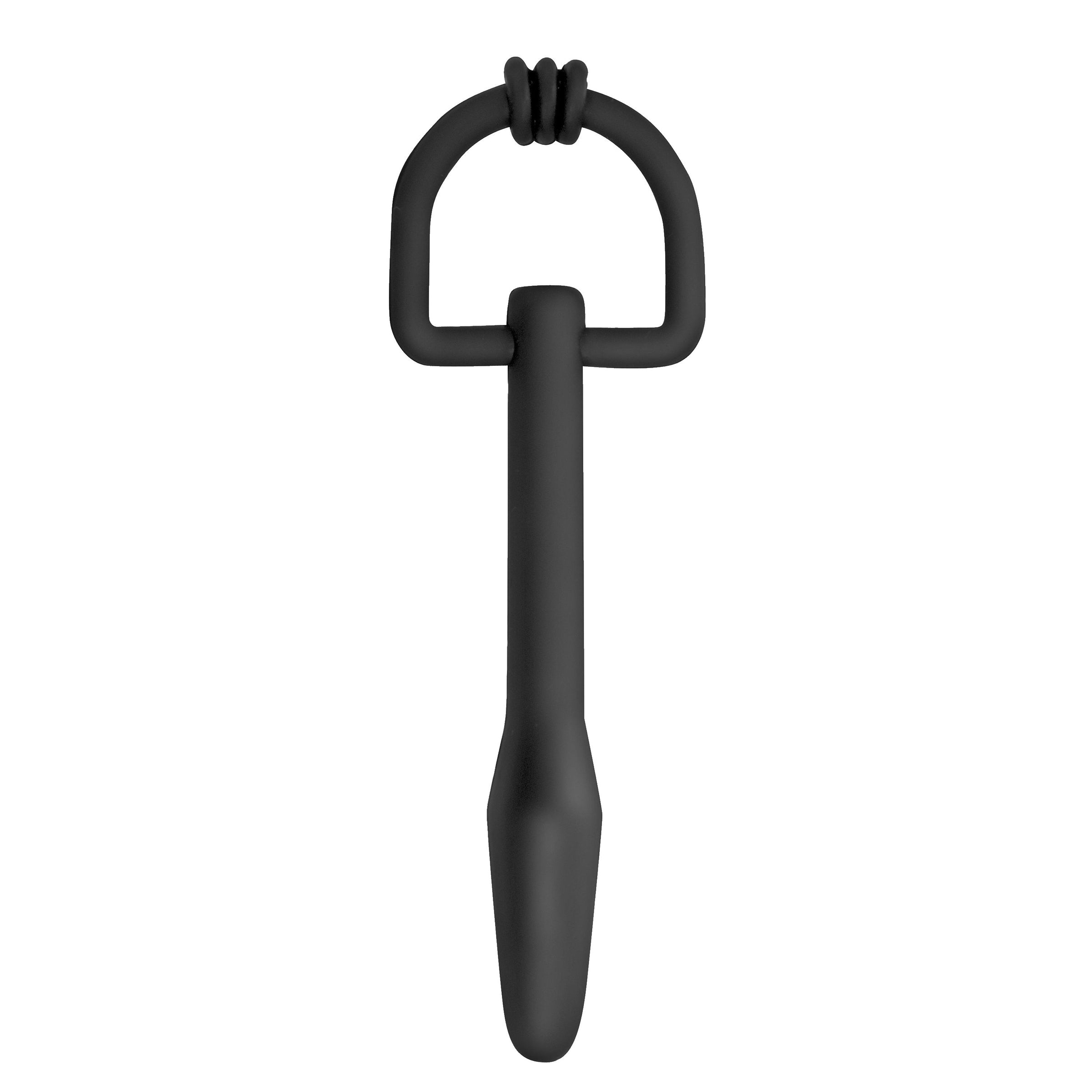 Silicone Cum-Thru D-Ring Penis Plug Main image