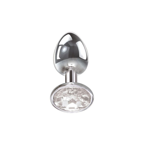 Adam & Eve Clear Gem Anal Plug - Small for Beginners > Anal Range > Jewel Butt Plugs