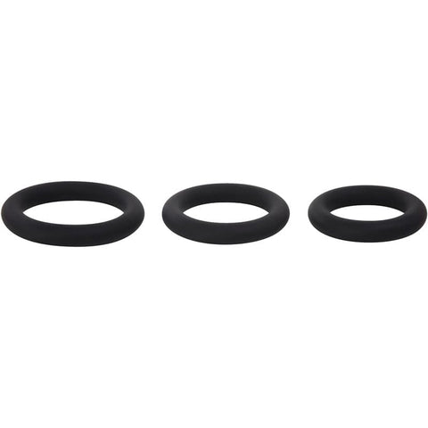 Adam & Eve Silicone Penis Ring Set - Three Sizes Available COCK RING Set