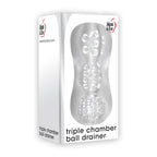 Adam & Eve Triple Chamber Ball Drainer Stroking Toy > Sex Toys For Men > Masturbators > Manual