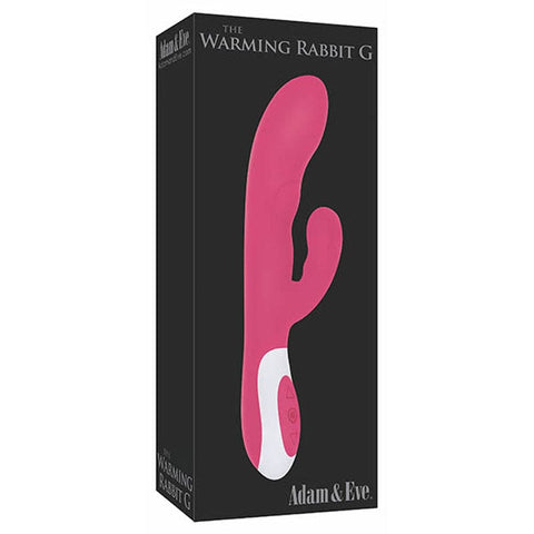 Adam & Eve The Warming Rabbit G 8.5 Inch Vibrator VIBRATORS-RABBIT