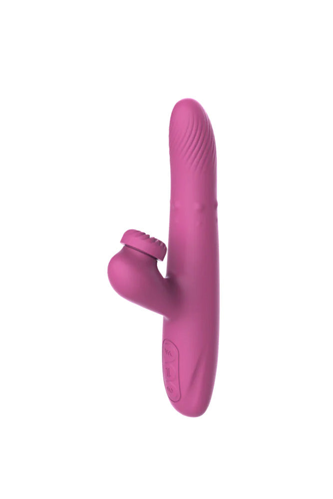 Adam & Eve Rose Gold Revolving Rabbit Vibrator – USB Rechargeable Spinning and Thrusting Vibrator 22.5 cm > Vibrators > Ladies > Rabbit Multi