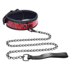 Crimson Tied Collar With Leash – Adjustable Collar and Leash Set > Bondage Gear > Collars & Leashes