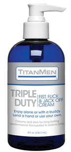 TitanMen Triple Duty Cream – Premium Lubricant Lotion 235ml > Lube > Fisting