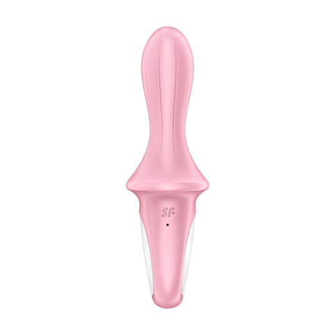 Satisfyer Air Pump Booty 5+ Red Inflatable Anal Vibrator > Anal Range > Tunnel and Stretchers