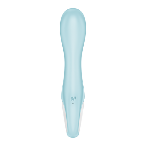 Satisfyer Air Pump Vibrator 5+ Blue 15mm Inflatable Shaft > Sex Toys For Ladies > G-Spot Vibrators
