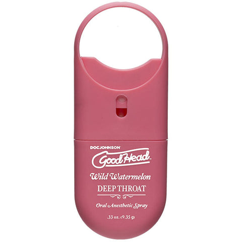 GoodHead To Go Deep Throat Spray (Wild Watermelon) – Erotic Food and Edible Spray > Lube > Oral Gels & Sprays