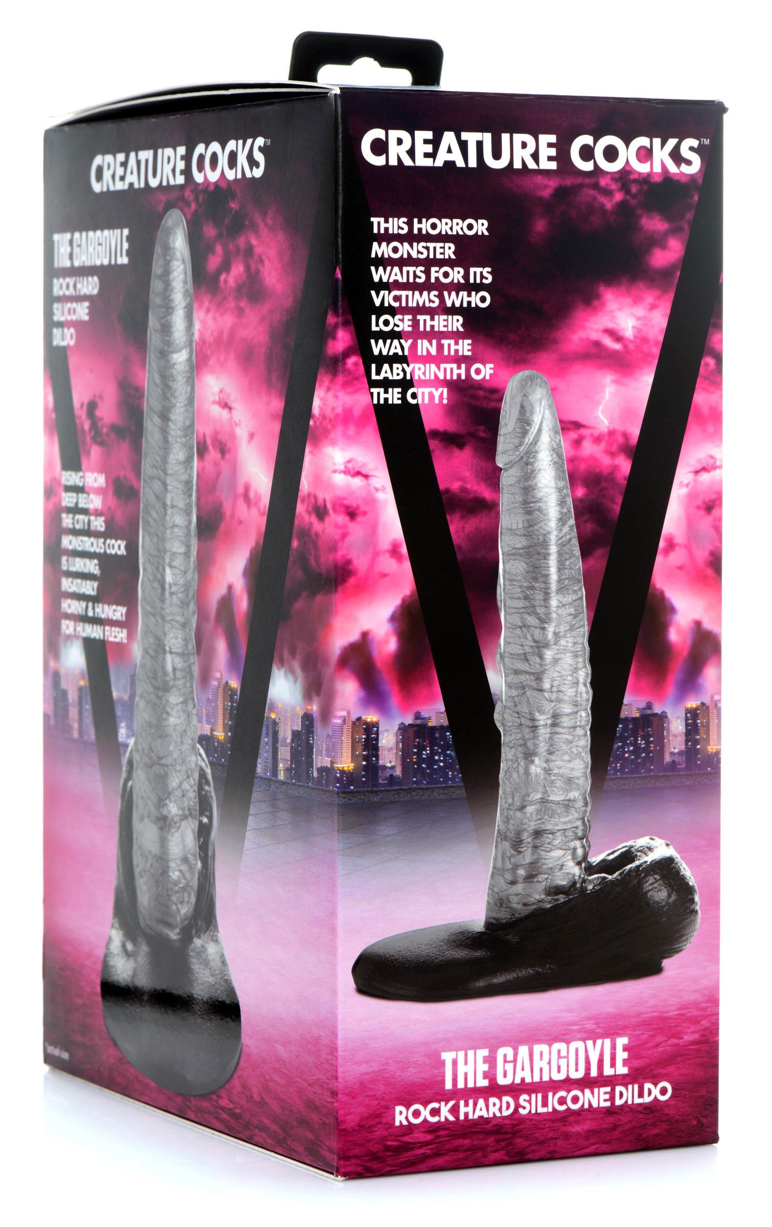 Creature Cocks The Gargoyle (Rock Hard) Silicone Dildo – Textured Silicone 8 Inches > Dildos > Fantasy