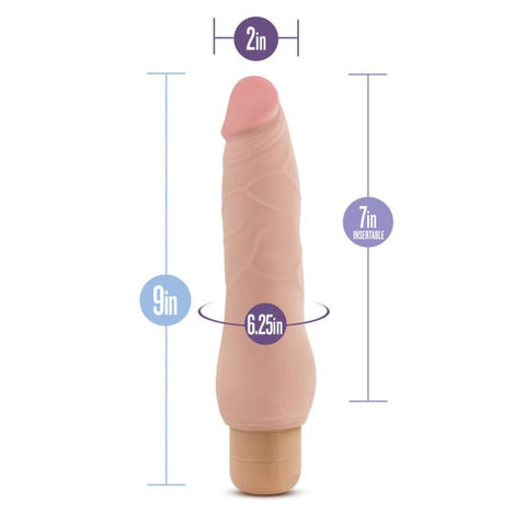 Au Naturel Fabien Realistic Vibrating Dildo 9 Inch DONGS Vibrating