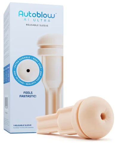 Autoblow AI Ultra Anus Sleeve Beige Strokers - Premium
