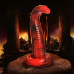 Creature Cocks King Cobra Silicone Dildo – Large Textured 12 Inch Silicone Dildo Red > Dildos > Fantasy