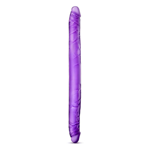B Yours Double Dildo Purple 16in Double Dongs