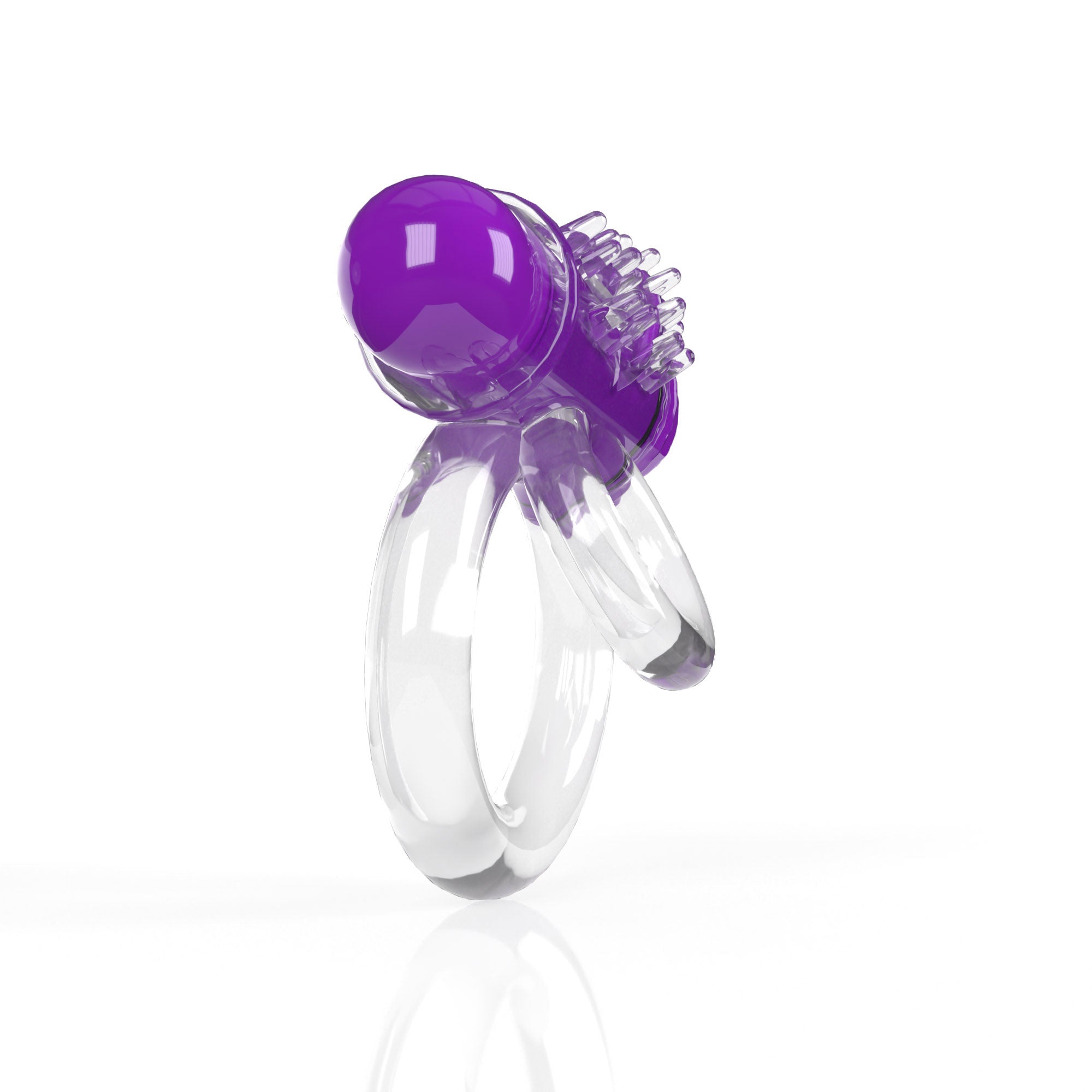 Double O 6 4B Low Pitch Bass (Grape) > Cock Ring > Vibrating
