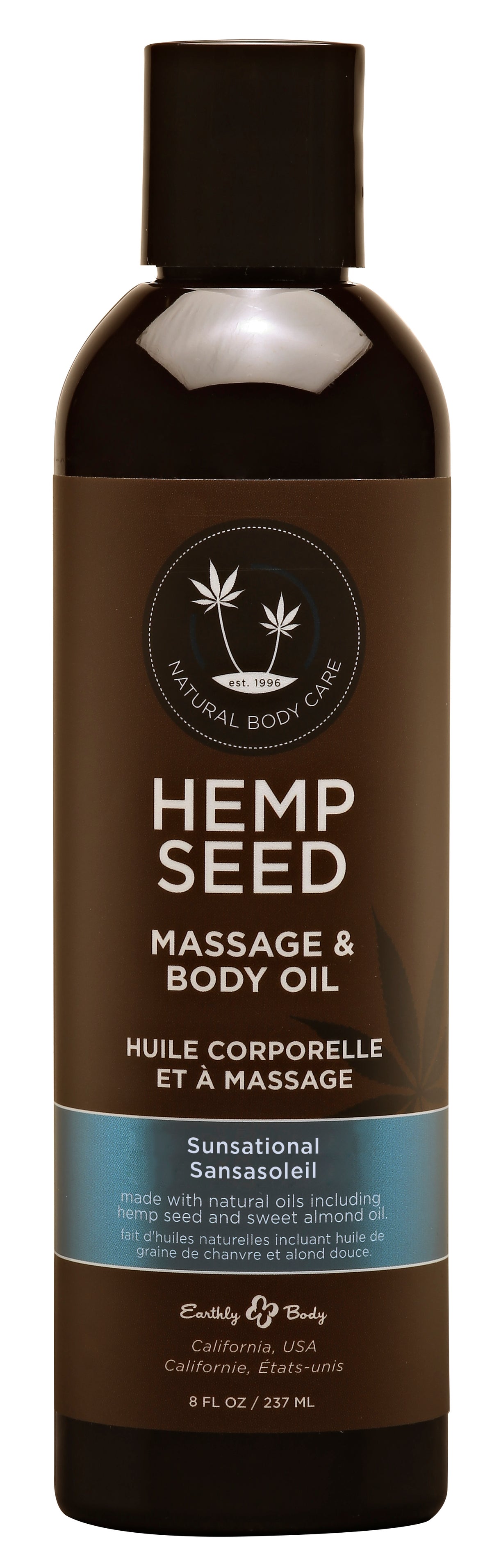 Hemp Seed Massage and Body Oil with Italian Bergamot Juniper Berries and White Wood 237 ml Default Title > Essentials > Massage Oil