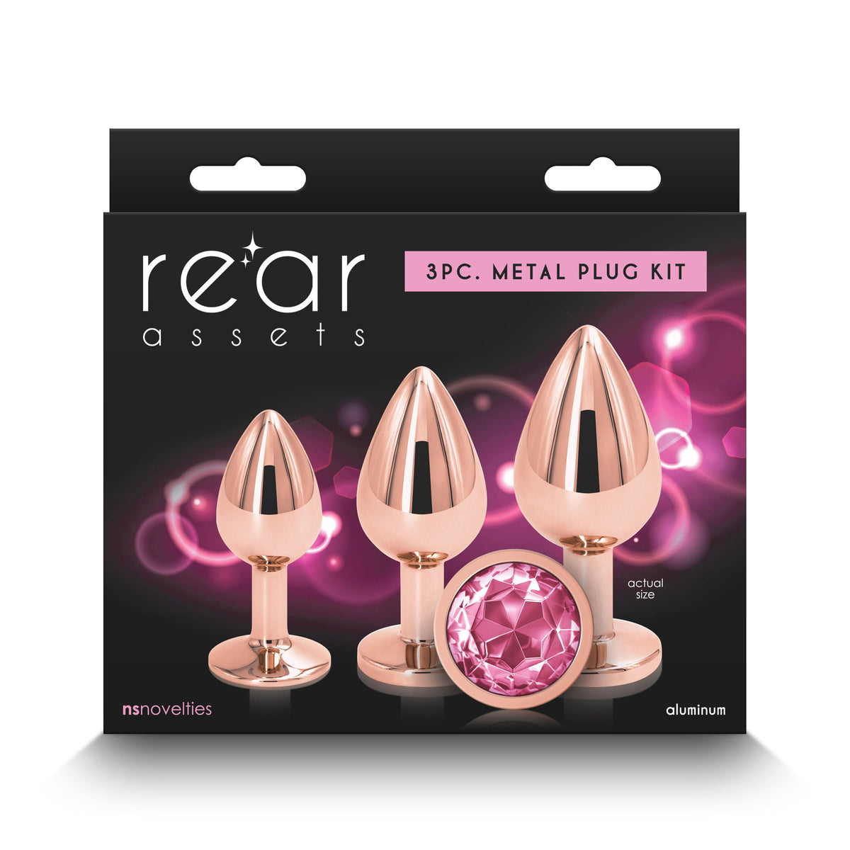 Rear Assets Trainer Kit Metal Butt Plug Set > Anal Range > Butt Plug Kits