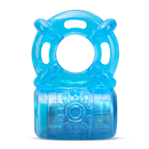 Stay Hard Rechargeable 5 Function Cock Ring - USB Vibrating Ring Cock Rings Vibrating