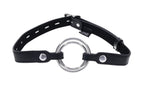 EDGE Interchangeable Ring Gag 3.5cm & 5.1cm Mouth Gag Restraint Black > Bondage Gear > Gags and Bits