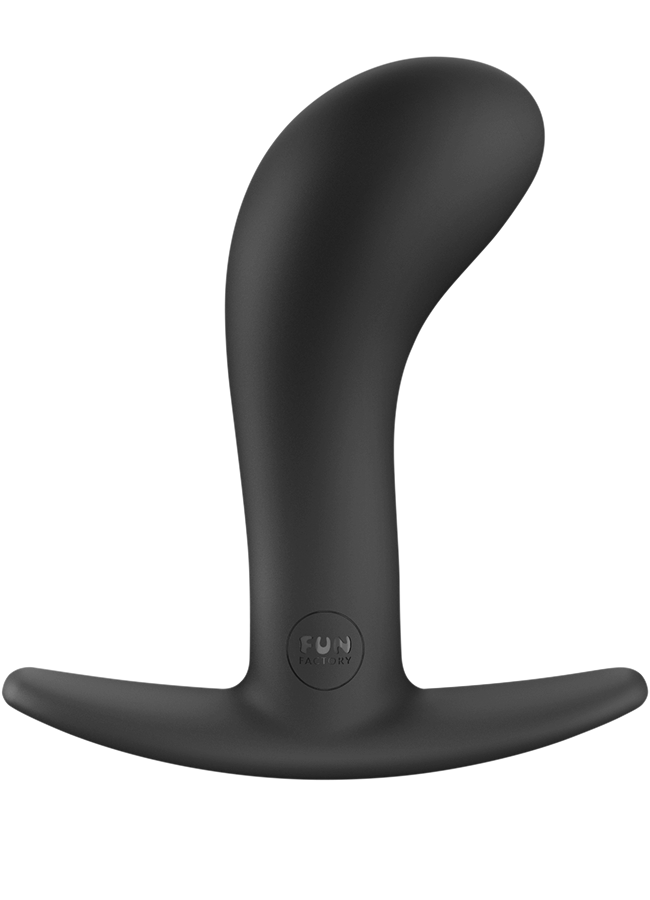 Fun Factory Bootie L 10.9 cm Large Silicone Butt Plug Black > Anal Range > Butt Plugs