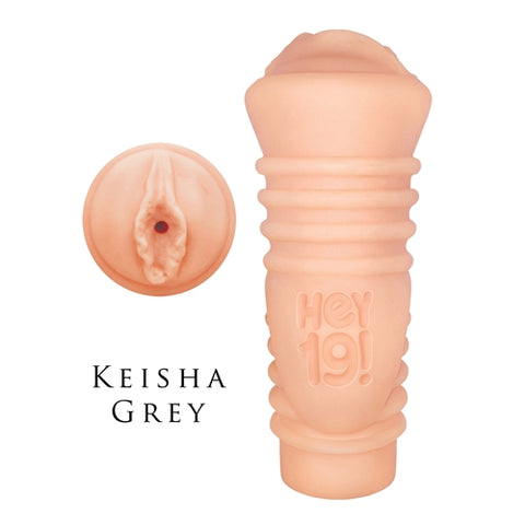 Hey 19 Keisha Gray Realistic Teen Vagina Stroker Beige Strokers - Celebrity